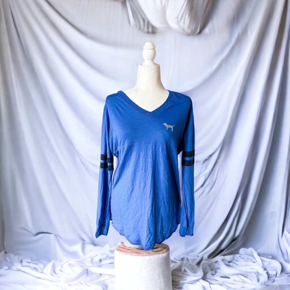 Pink VS Blue Sequin Top